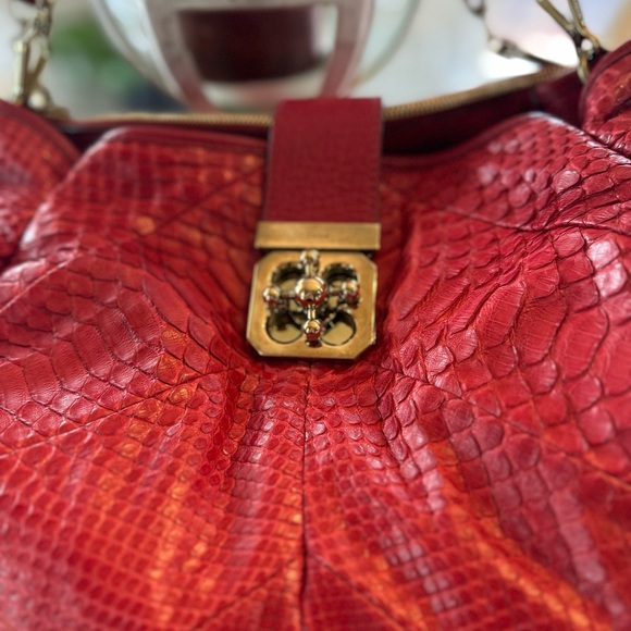 Chloe Python Elsie tote bag - Picture 2 of 16